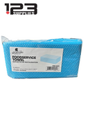 FOODSERVICE TOWEL -  BLUE - 50 TOWEL