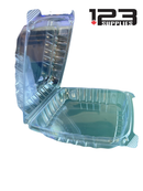 PLASTIC CLAMSHELL CONTAINER - CLEAR - 8" SHALLOW MEDIUM  (25)