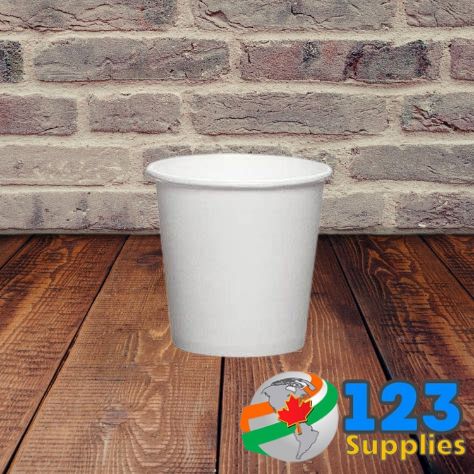 HOT COFFEE CUPS PLAIN 4 OZ (50) - LIDS NOT INCLUDED
