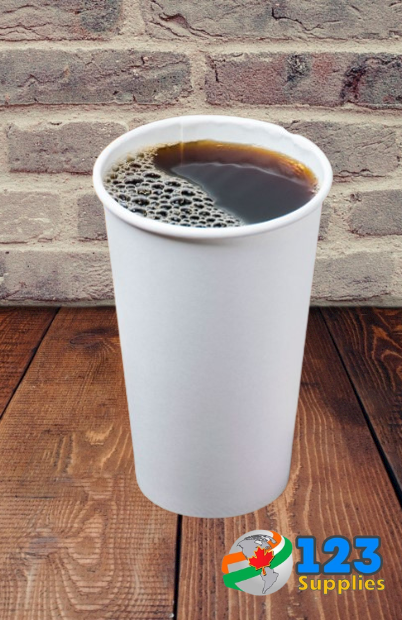 HOT COFFEE CUPS PLAIN 16 OZ (50) - LIDS NOT INCLUDED