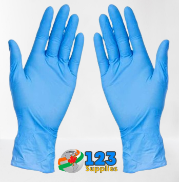 GLOVES - POWDER FREE NITRILE - BLUE - EXTRA SMALL (100)