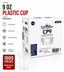 PLASTIC PET CUP 9OZ (1000)