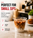 PLASTIC PET CUPS  SQUAT 9OZ (1000)