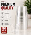 PLASTIC PET CUP 7OZ (50)