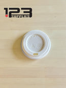 HOT COFFEE CUP DOME LID WHITE 4OZ (50)