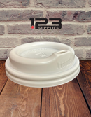 HOT COFFEE CUP WHITE DOME LIDS FOR RIPPLE CUP 8OZ (1000)