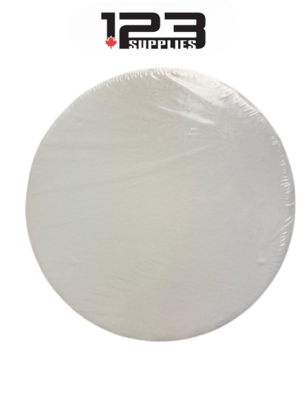 ROUND CAKE BOARD WHITE 10" (24) 1/4