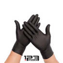 NITRILE GLOVES BLACK - EXTRA LARGE MASTER CASE