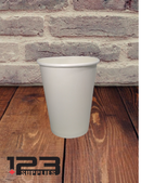 HOT COFFEE CUP 12OZ PLAIN DOUBLE WALL (25) - LIDS NOT INCLUDED