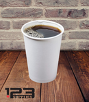 HOT COFFEE CUP 12OZ PLAIN DOUBLE WALL (25) - LIDS NOT INCLUDED