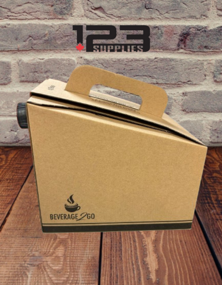 PAPER KRAFT COFFEE TRAVELLER CONTAINER 96OZ (UNIT)