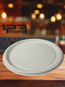 ROUND CATERING TRAY PLASTIC WHITE 18" (5)