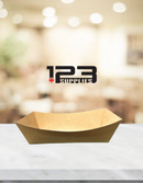 FOOD TRAY KRAFT 2LB (250)