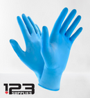 GLOVES - POWDER FREE NITRILE - BLUE - LARGE (100)
