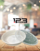 MICROWAVABLE ROUND CONTAINER 9" -48OZ GENERIC (50)