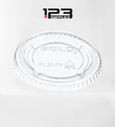CLEAR PORTION CUP LID 0.5 - 1 OZ (2500)