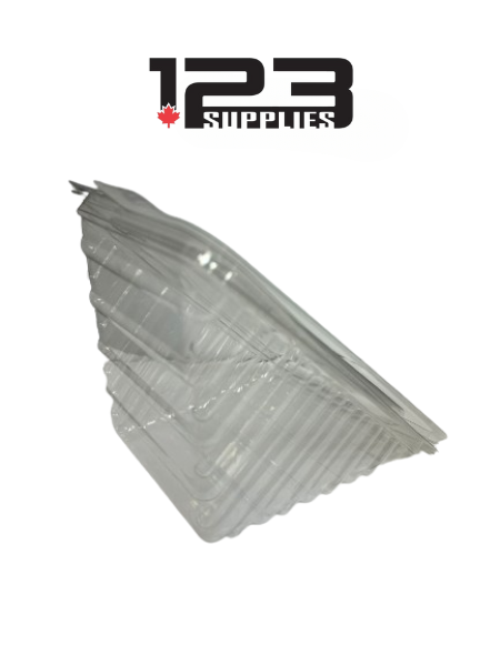 PLASTIC SANDWICH WEDGES HINGED - EXTRA WIDE - 7.1 X 4.6 X 3.2" (295)