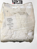WHITE T-SHIRT WIPERS 10LB