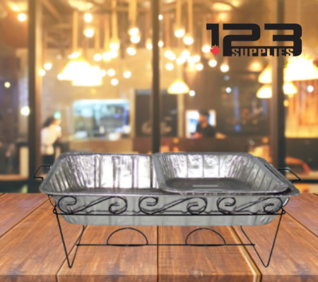 ELEGANCE FULL SIZE CHAFING RACK BLACK
