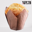 TULIP BAKING CUP BROWN 3.25 X 2" (100)