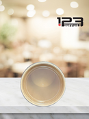 KRAFT PAPER SOUP CONTAINER PLASTIC LIDS 8 - 16 OZ (50)