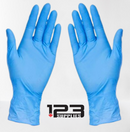 GLOVES - POWDER FREE NITRILE - BLUE - SMALL (100)