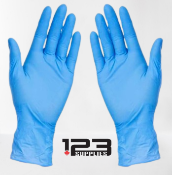 GLOVES - POWDER FREE NITRILE - BLUE - SMALL (100)