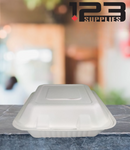 SUGARCANE BIODEGRADABLE CONTAINERS - 9 x 9 x 3 (50)