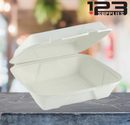 SUGARCANE BIODEGRADABLE CONTAINERS - 9 x 6 x 3 (125)