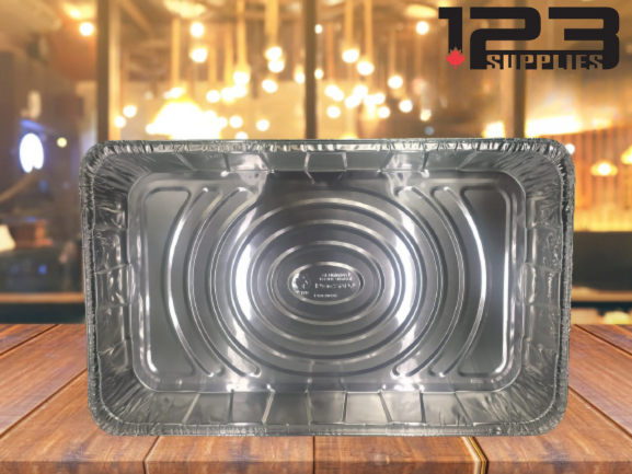 ALUMINUM STEAM TABLE PANS - PACTIV- FULL SIZE - MEDIUM 2.1" (UNIT)