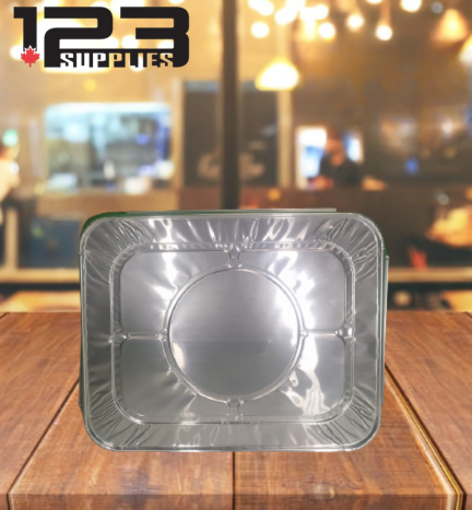 ALUMINUM STEAM TABLE PAN LIDS - HALF SIZE (10)