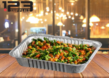 ALUMINUM STEAM TABLE PANS - PACTIV - HALF SIZE - MEDIUM 2" (UNIT)