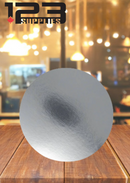 ALUMINUM CONTAINERS ROUND LID - HEAVY CARTON - 7" (5)