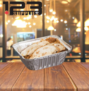 ALUMINUM CONTAINERS RECTANGULAR (lid sold separately) - 1.5LB (5)