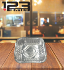 ALUMINUM CONTAINERS RECTANGULAR (lid sold separately) - 1.5LB (5)