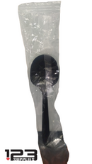 INDIVIDUALLY WRAPPED CUTLERY - HEAVY BLACK SOUP SPOON (250)