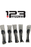 INDIVIDUALLY WRAPPED CUTLERY - HEAVY BLACK SOUP SPOON (250)