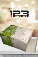INDIVIDUALLY WRAPPED PAPER STRAWS 8" (500)