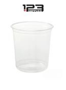 PLASTIC DELI CONTAINERS (lid sold separately) 24 OZ REGULAR CLEAR (50)