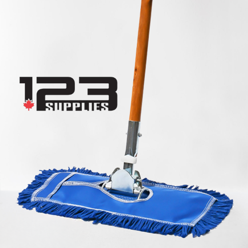 DUST MOPS COMPLETE SET WITH HANDLE 16"