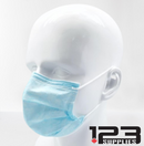 FACE MASKS - 3 PLY DISPOSABLE BLUE (50)