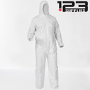 APRON - COVERALL WHITE LARGE