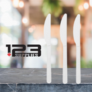 BIO BASED CUTLERY - WHITE KNIVES (1000)