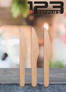 BIO BASED CUTLERY - NATURAL KNIVES (1000)