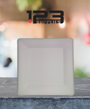 SUGARCANE PLATES SQUARE BIODEGRADABLE- 10" (400)