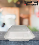 SUGARCANE BIODEGRADABLE CONTAINERS - 9 x 9 x 3 (200)