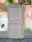 SUGARCANE BIODEGRADABLE CONTAINERS - 9 x 9 x 3 (200)