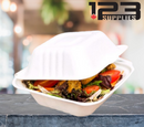 SUGARCANE BIODEGRADABLE CONTAINERS - 6 x 6 x 3 (500)