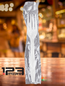 INDIVIDUALLY WRAPPED CUTLERY - HEAVY WHITE FORK (1000)