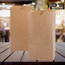 PLAIN PAPER BAGS - KRAFT BROWN 12LB (500)